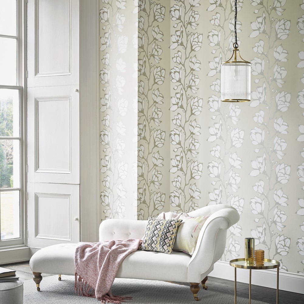 Coppice Wallpaper 112144 by Harlequin in Stone Grey